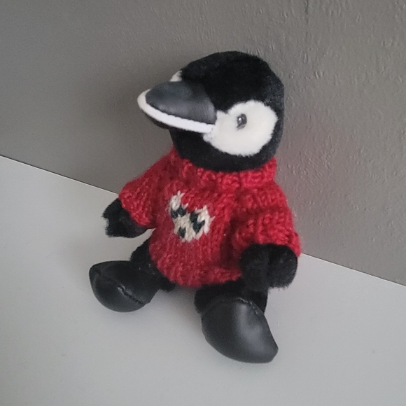 Vintage HugFun Christmas plush bear moose penguin - Picture 5 of 6